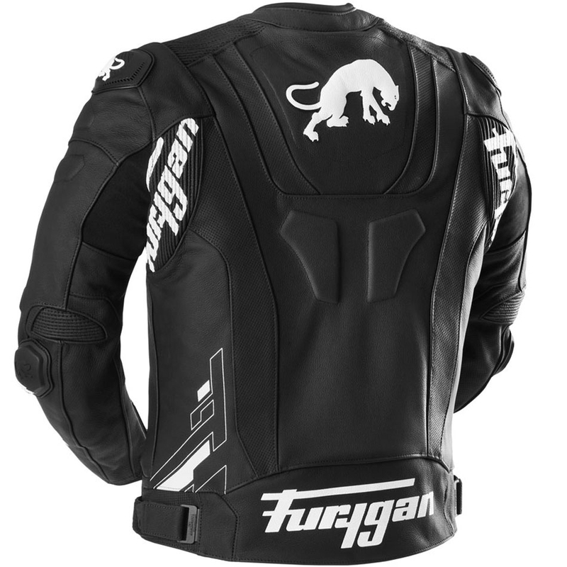 Furygan Raptor Evo 3 motoroso bőrkabát fekete-fehér