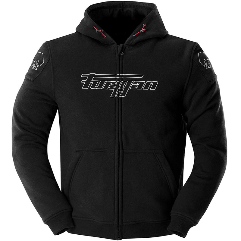 Furygan Livio X Kevlar® motoros pulóver fekete-fehér