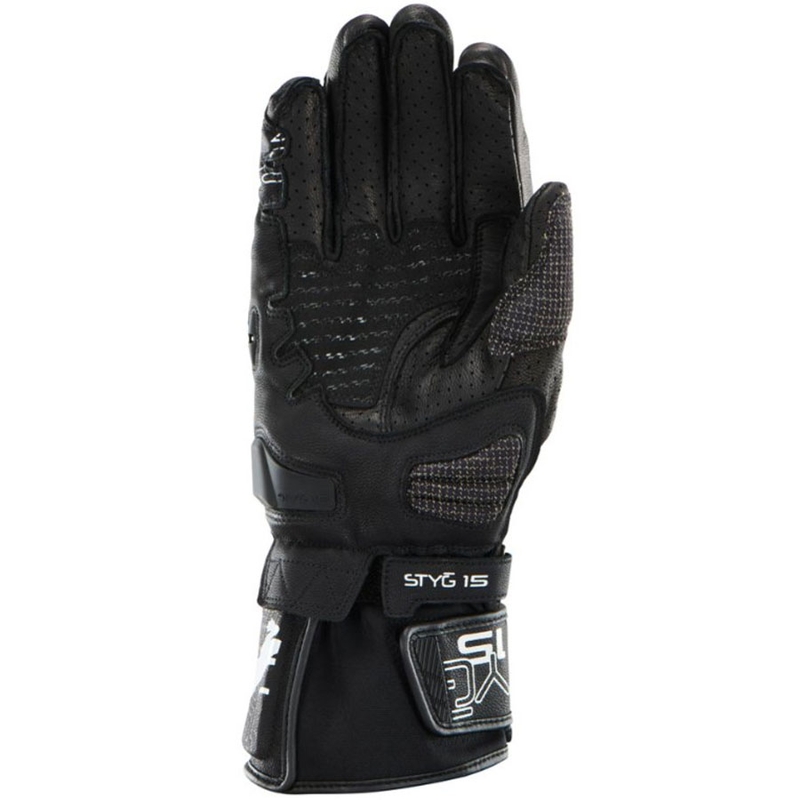 Furygan STYG 15 Vented motoros kesztyű fekete-fehér