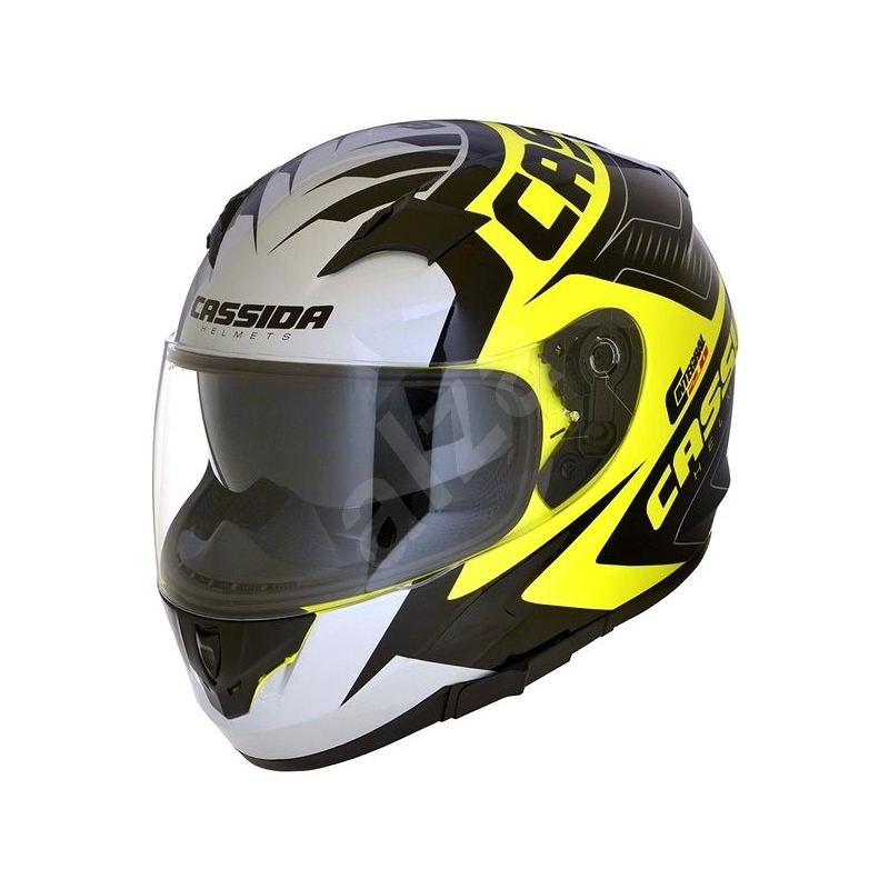 Integrált sisak Cassida Integral 2.0 Perimetrikus fluo sárga-fekete-szürke