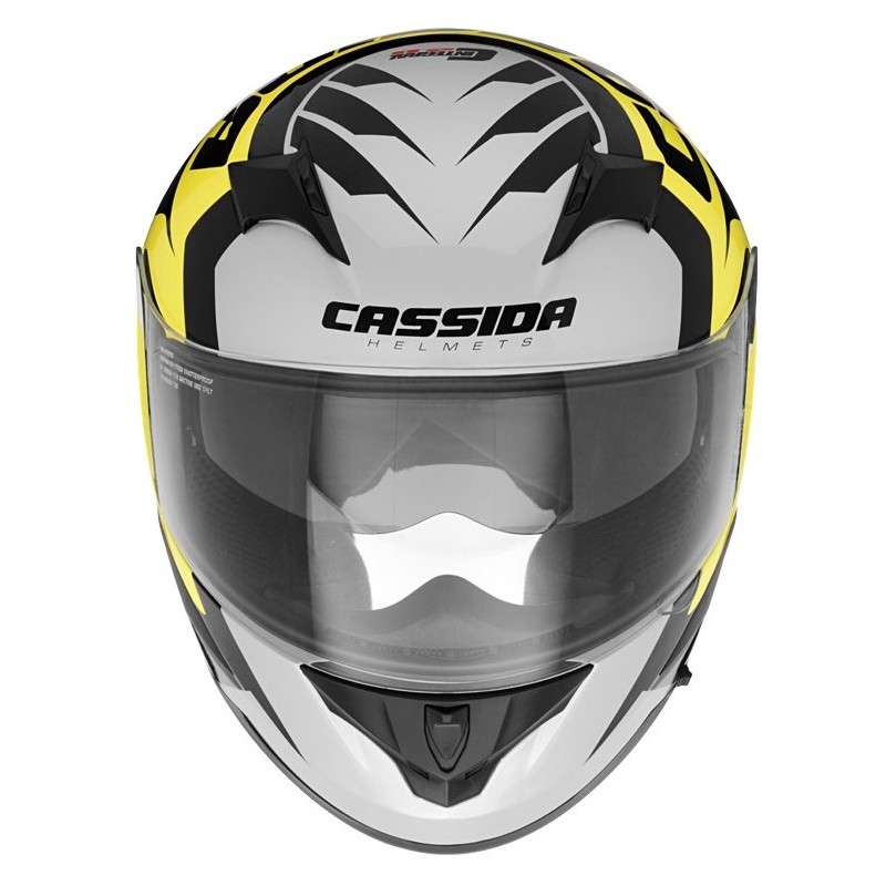 Integrált sisak Cassida Integral 2.0 Perimetrikus fluo sárga-fekete-szürke
