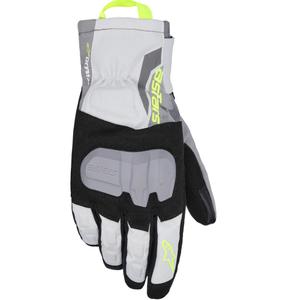 Rukavice na motorku Alpinestars XT-3 Drystar Insulated černo-tmavě šedo-světle šedo-žluté