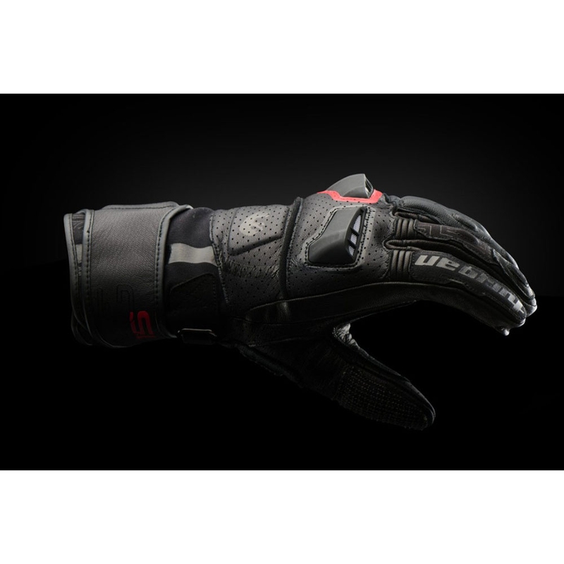 Furygan STYG 15 Vented motoros kesztyű fekete-piros