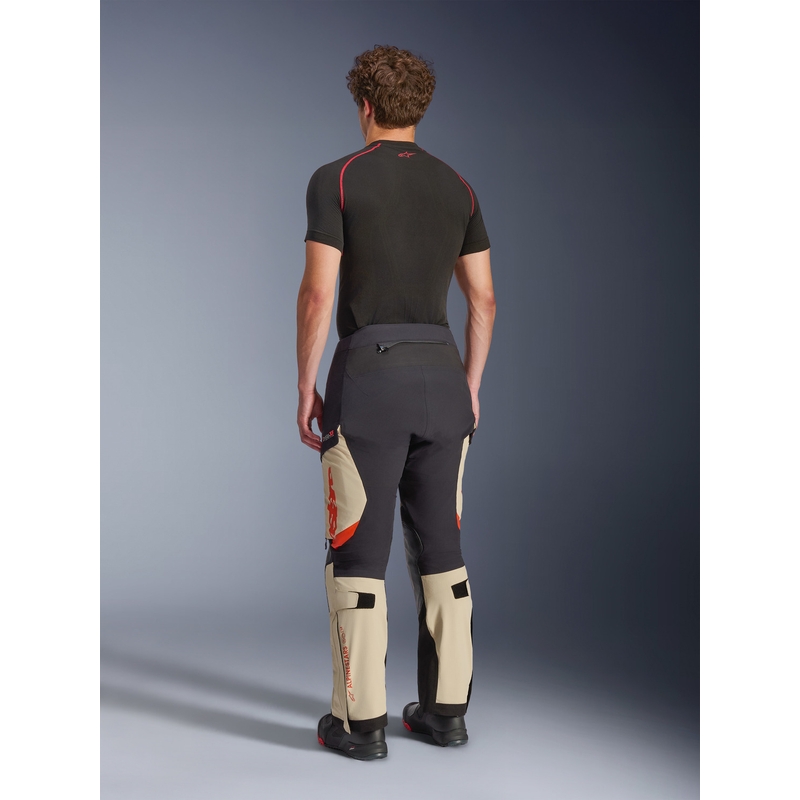 Alpinestars Halo PRO Drystar XF motoros nadrág krémszínű-fekete-piros