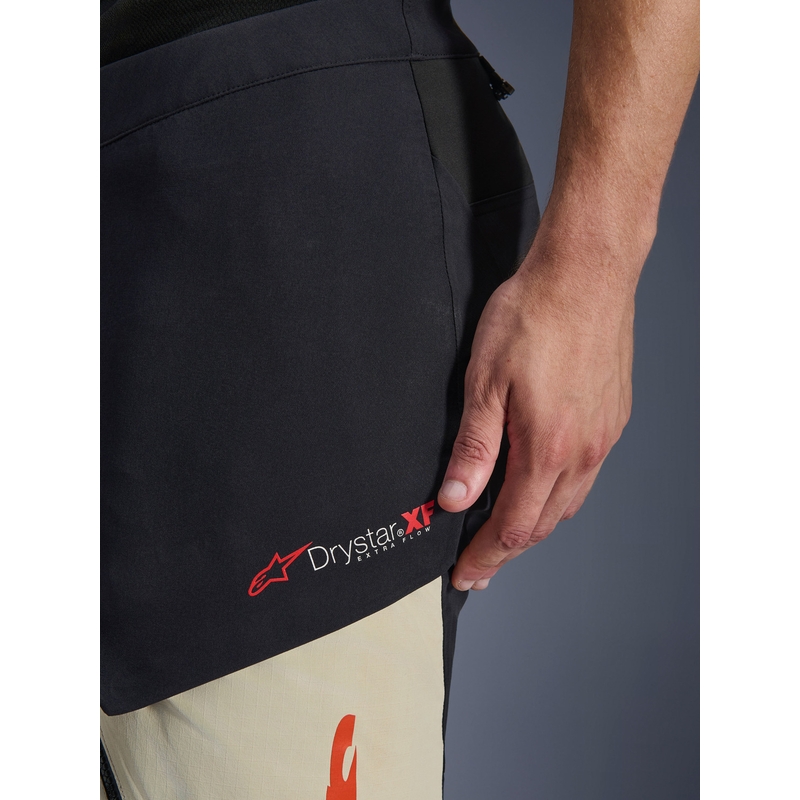 Alpinestars Halo PRO Drystar XF motoros nadrág krémszínű-fekete-piros