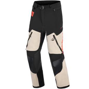 Kalhoty na motorku Alpinestars Halo PRO Drystar XF krémovo-černo-červené