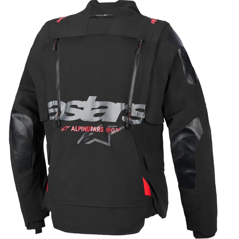 Alpinestars Halo PRO Drystar XF motoros kabát fekete-sötétszürke-piros