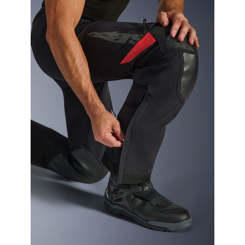 Alpinestars Halo PRO Drystar XF motoros nadrág fekete-sötétszürke-piros