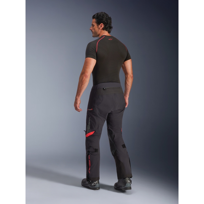 Alpinestars Halo PRO Drystar XF motoros nadrág fekete-sötétszürke-piros