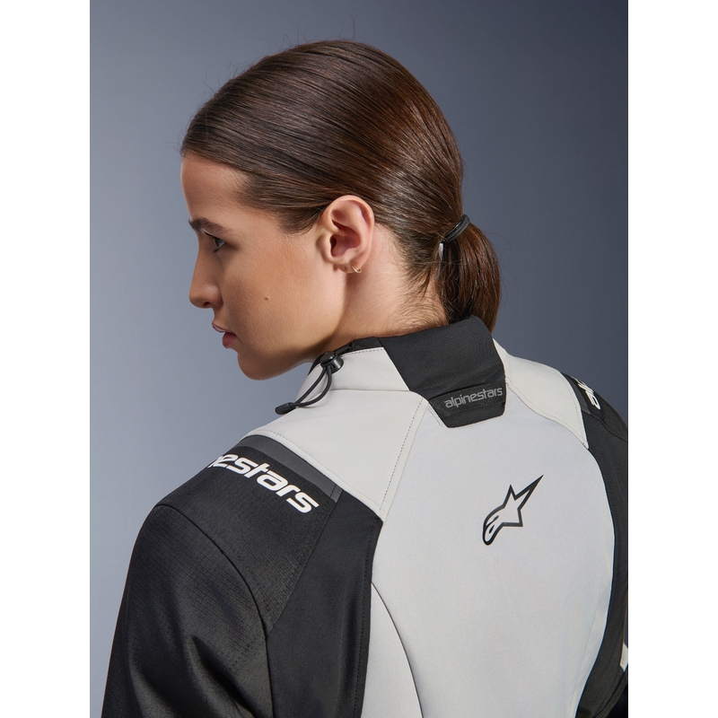 Alpinestars Stella Andes V4 Drystar női motoros kabát sötétszürke-világosszürke-fekete-fluo sárga