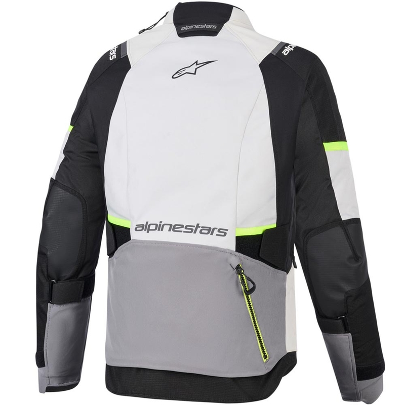 Alpinestars Stella Andes V4 Drystar női motoros kabát sötétszürke-világosszürke-fekete-fluo sárga