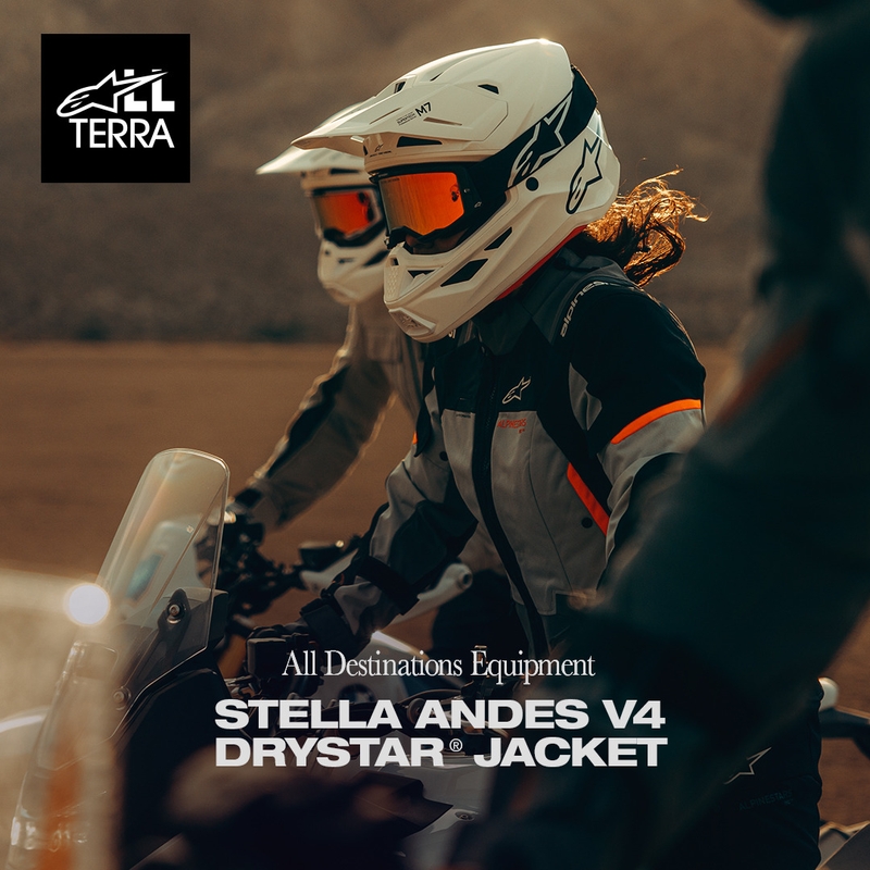 Alpinestars Stella Andes V4 Drystar női motoros kabát sötétszürke-világosszürke-fekete-piros