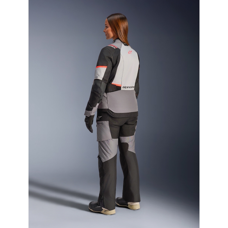 Alpinestars Stella Andes V4 Drystar női motoros kabát sötétszürke-világosszürke-fekete-piros