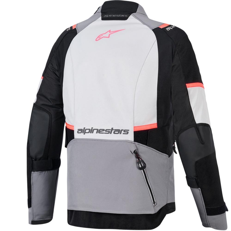 Alpinestars Stella Andes V4 Drystar női motoros kabát sötétszürke-világosszürke-fekete-piros