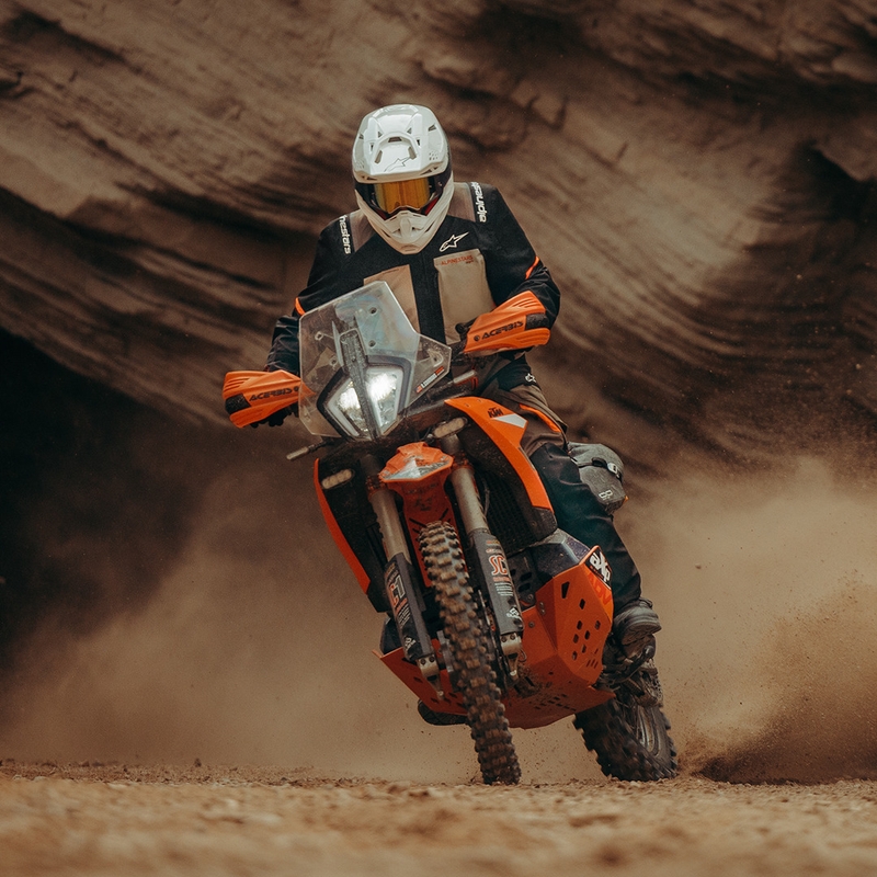 Alpinestars Andes V4 Drystar motoros kabát krémszínű-világosbarna-fekete-fluo narancssárga