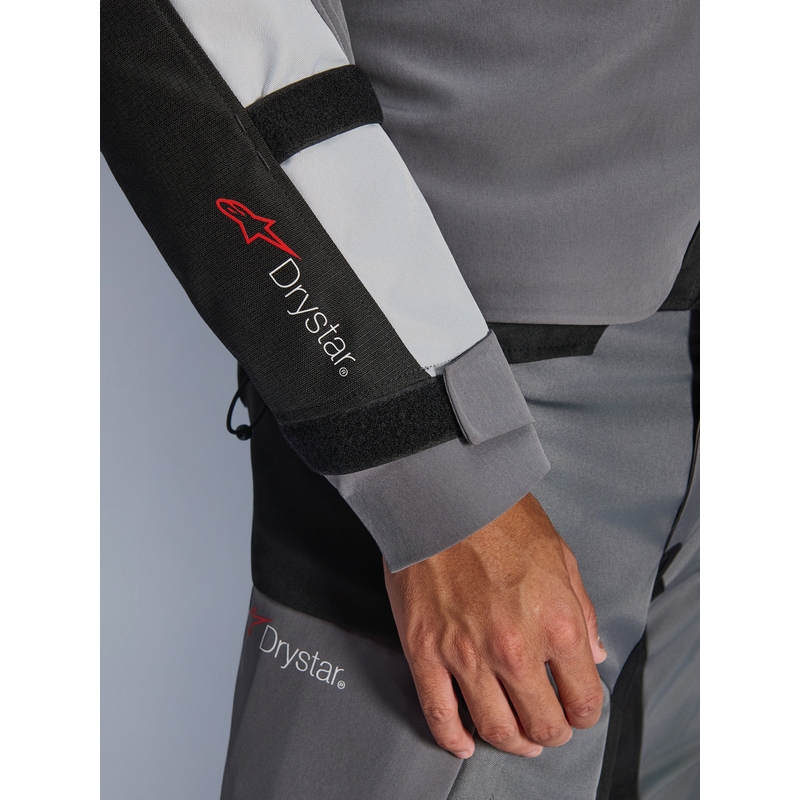 Alpinestars Andes V4 Drystar motoros kabát sötétszürke-világosszürke-fekete-piros
