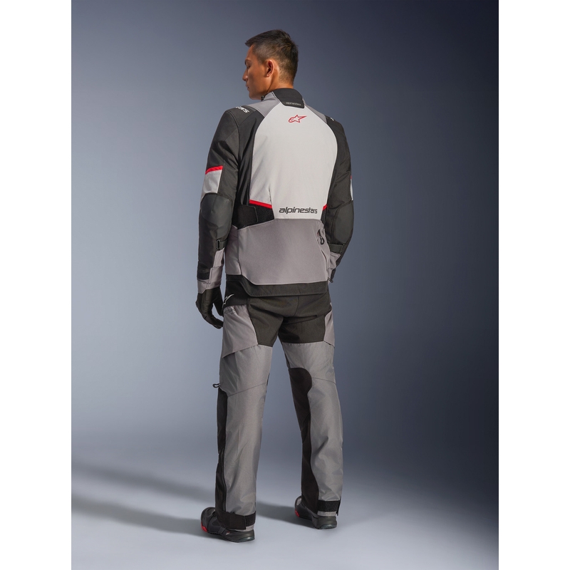 Alpinestars Andes V4 Drystar motoros kabát sötétszürke-világosszürke-fekete-piros