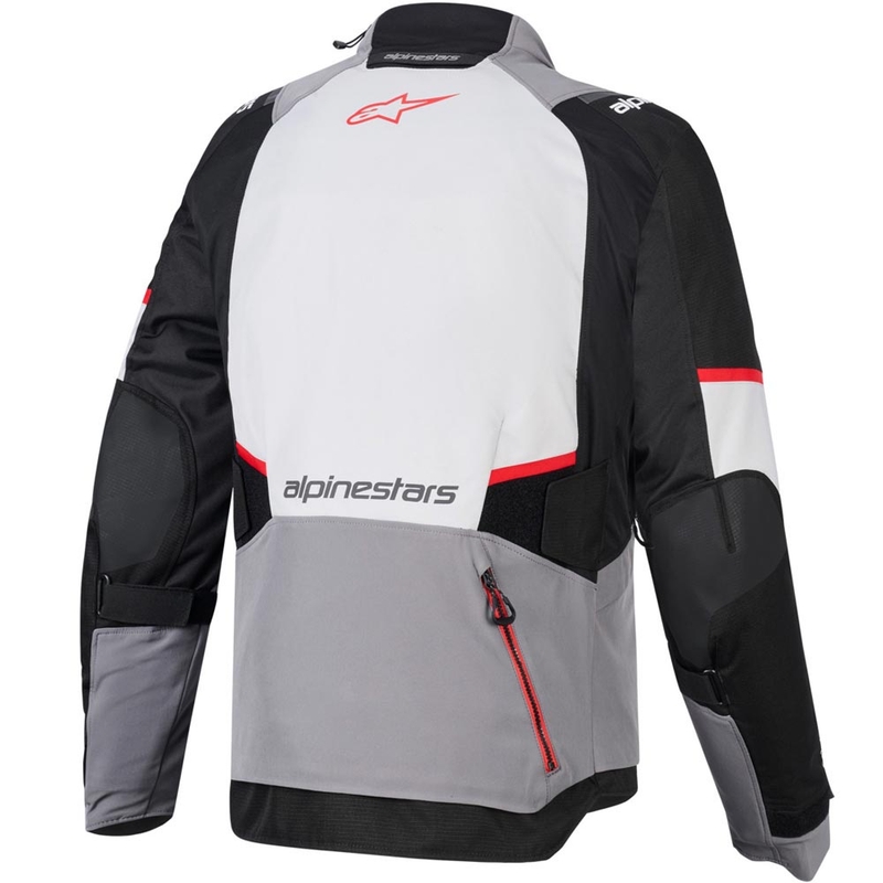 Alpinestars Andes V4 Drystar motoros kabát sötétszürke-világosszürke-fekete-piros