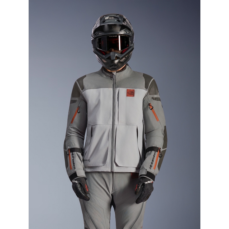 Alpinestars Nazca 3L Gore-Tex PRO motoros kabát sötétszürke-világosszürke