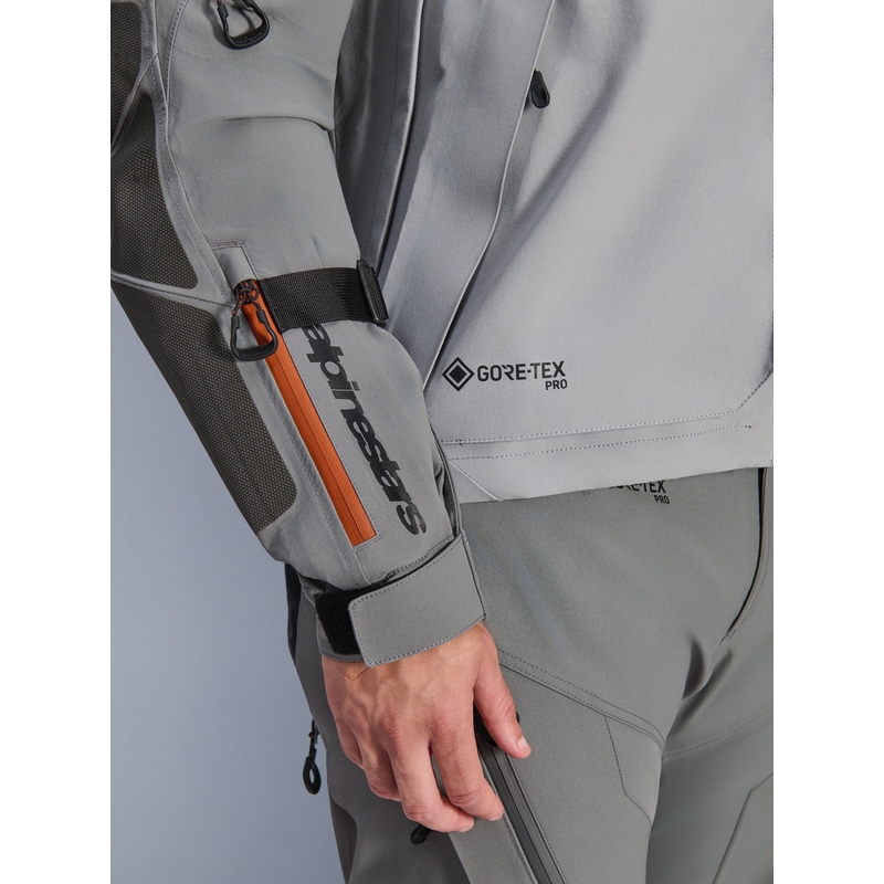 Alpinestars Nazca 3L Gore-Tex PRO motoros kabát sötétszürke-világosszürke