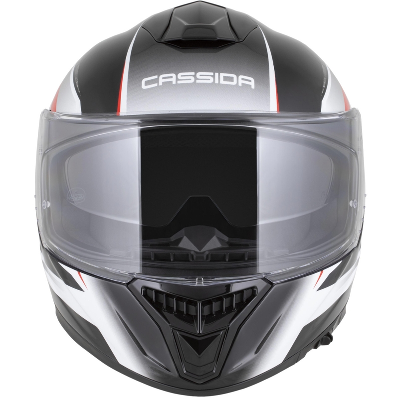 Cassida Integral GTS 2.1 Mega zárt bukósisak fekete-fehér-piros
