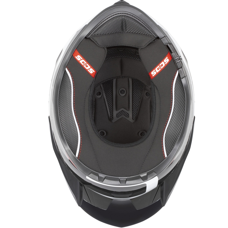 Cassida Integral GTS 2.1 Mega zárt bukósisak fekete-fehér-piros