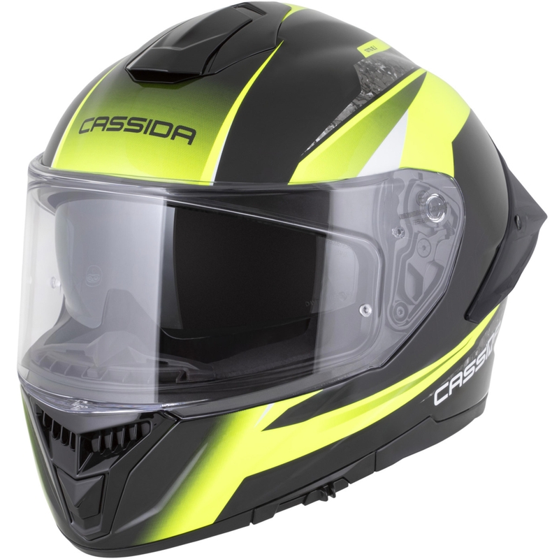 Cassida Integral GTS 2.1 Mega zárt bukósisak fekete-fluo sárga-fehér
