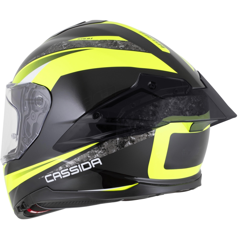 Cassida Integral GTS 2.1 Mega zárt bukósisak fekete-fluo sárga-fehér