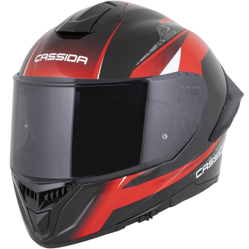 Cassida Integral GTS 2.1 Mega zárt bukósisak fekete-piros-fehér