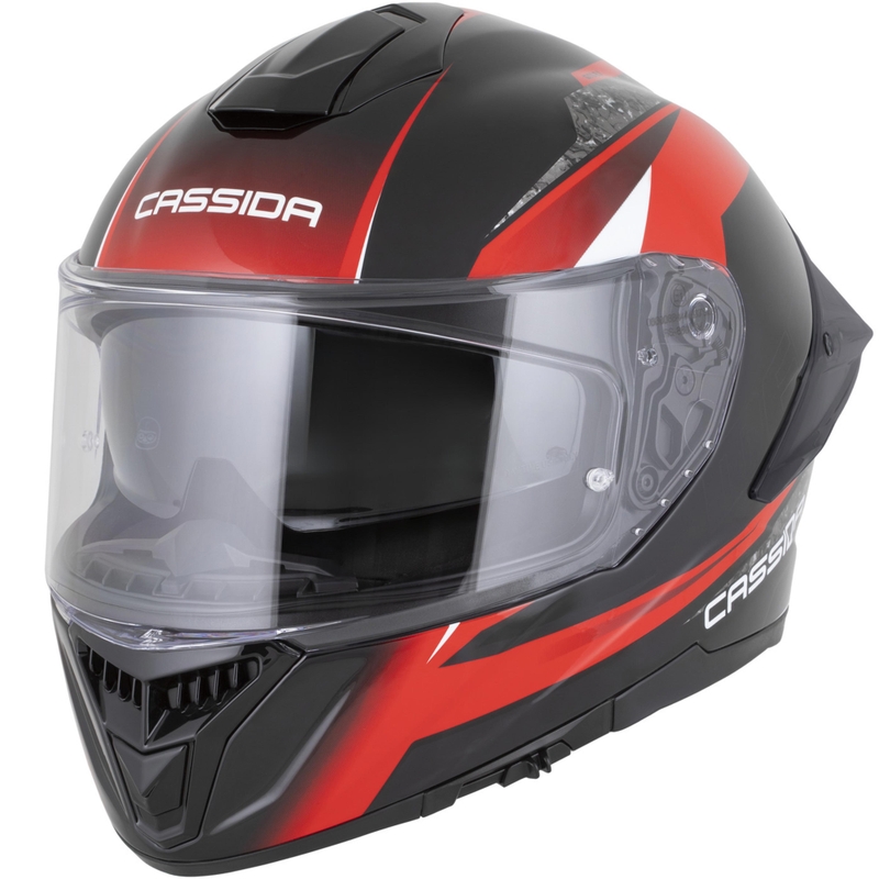 Cassida Integral GTS 2.1 Mega zárt bukósisak fekete-piros-fehér