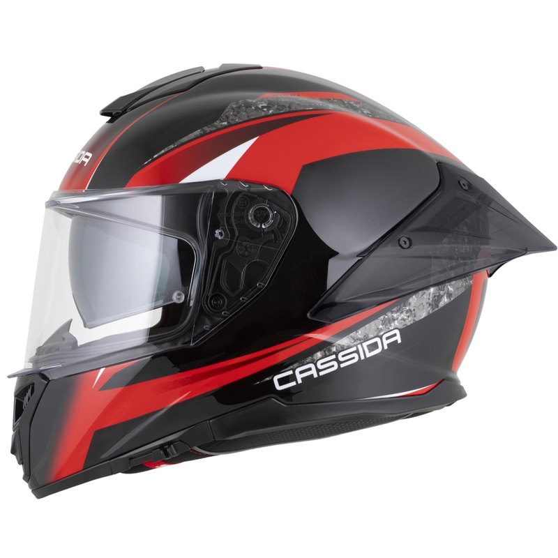 Cassida Integral GTS 2.1 Mega zárt bukósisak fekete-piros-fehér