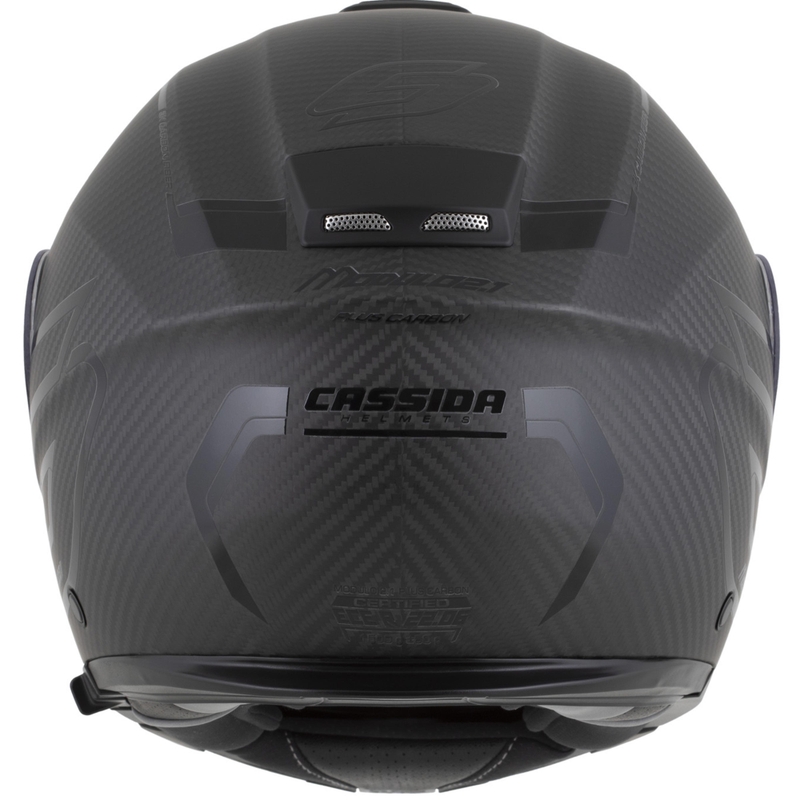 Cassida Modulo 2.1 Plus Carbon BlackOut felnyitható motoros bukósisak matt fekete