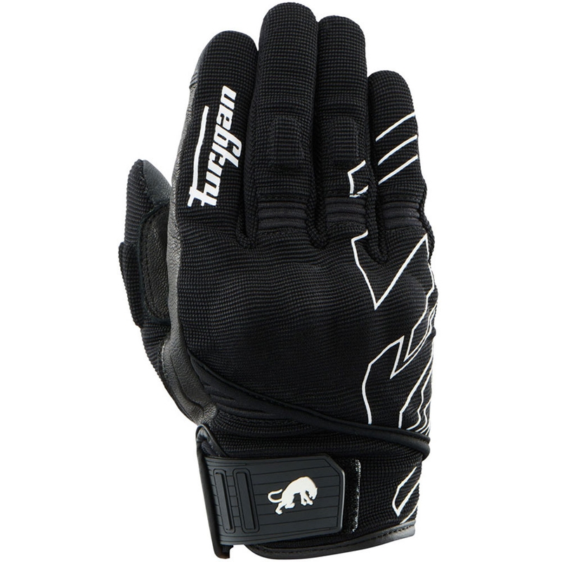Furygan Jet Neon D3O® Evo női motoros kesztyű fekete-fehér