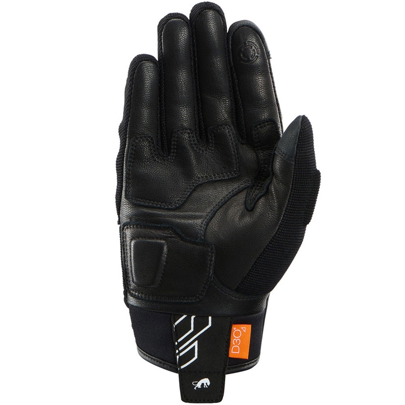 Furygan Jet Neon D3O® Evo női motoros kesztyű fekete-fehér