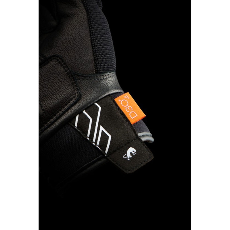 Furygan Jet Neon D3O® Evo női motoros kesztyű fekete-fehér