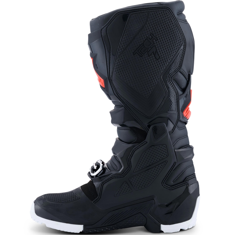 Alpinestars Tech 7 Enduro Drystar motoros csizma fekete-fluo piros-fehér