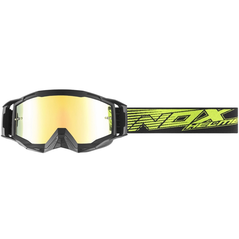 NOX Spectre motokrossz szemüveg fekete-sárga