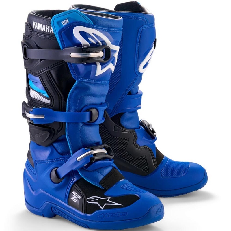 Alpinestars TECH 7 S YAMAHA kollekció motokrossz gyerek csizma kék-fehér-fekete