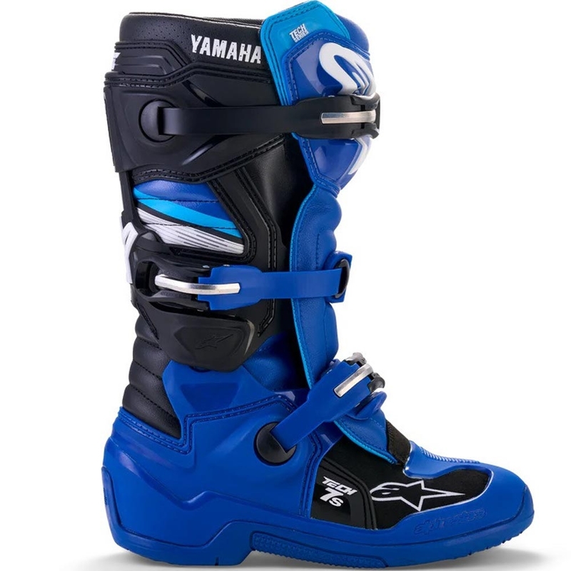 Alpinestars TECH 7 S YAMAHA kollekció motokrossz gyerek csizma kék-fehér-fekete