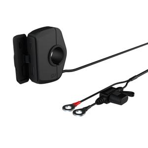 Zásuvka tenká Oxford USB-C a USB-A černá