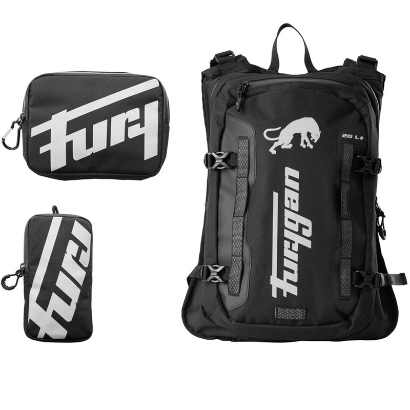 Furygan ADV 20L+ hátizsák fekete-fehér