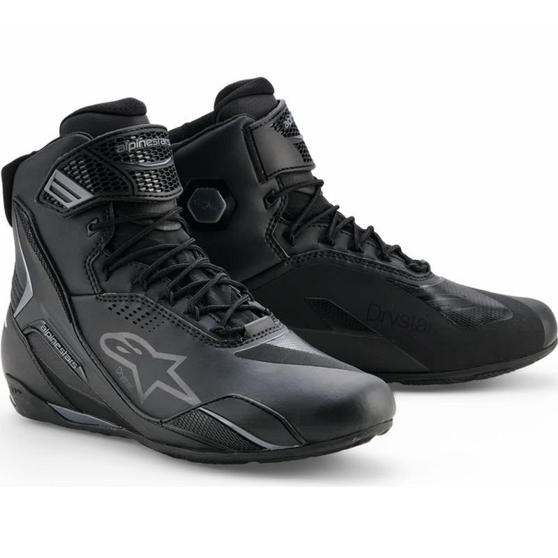 Boty na motorku Alpinestars Faster-4 Drystar černo-tmavě šedé
