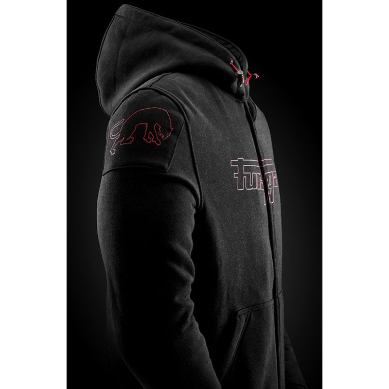 Furygan Livio X Kevlar® motoros pulóver fekete-piros
