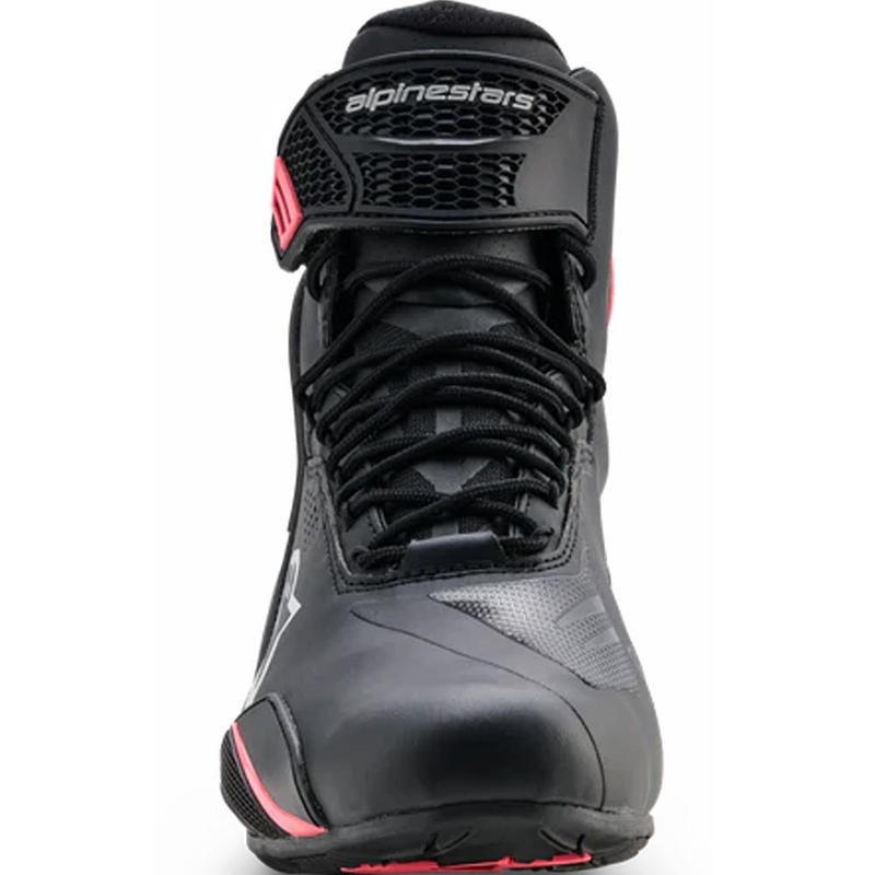 Alpinestars Stella Faster-4 Drystar női motoros cipő fekete-szürke-piros