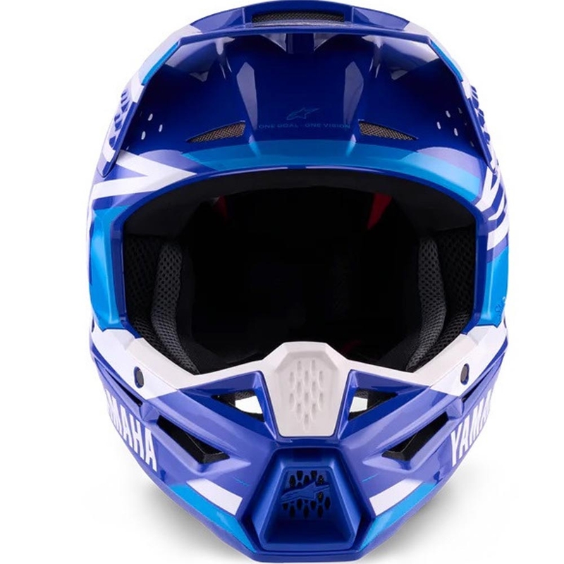 Alpinestars S-M3 YAMAHA kollekció motokrossz bukósisak kék-fehér