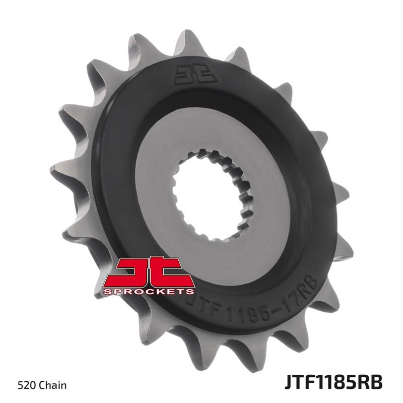 Első lánckerék JT 17 fogak,520 rubber cushioned