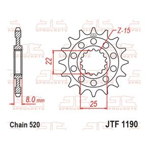 Első lánckerék JT JTF 1190-13 13 fogak,520