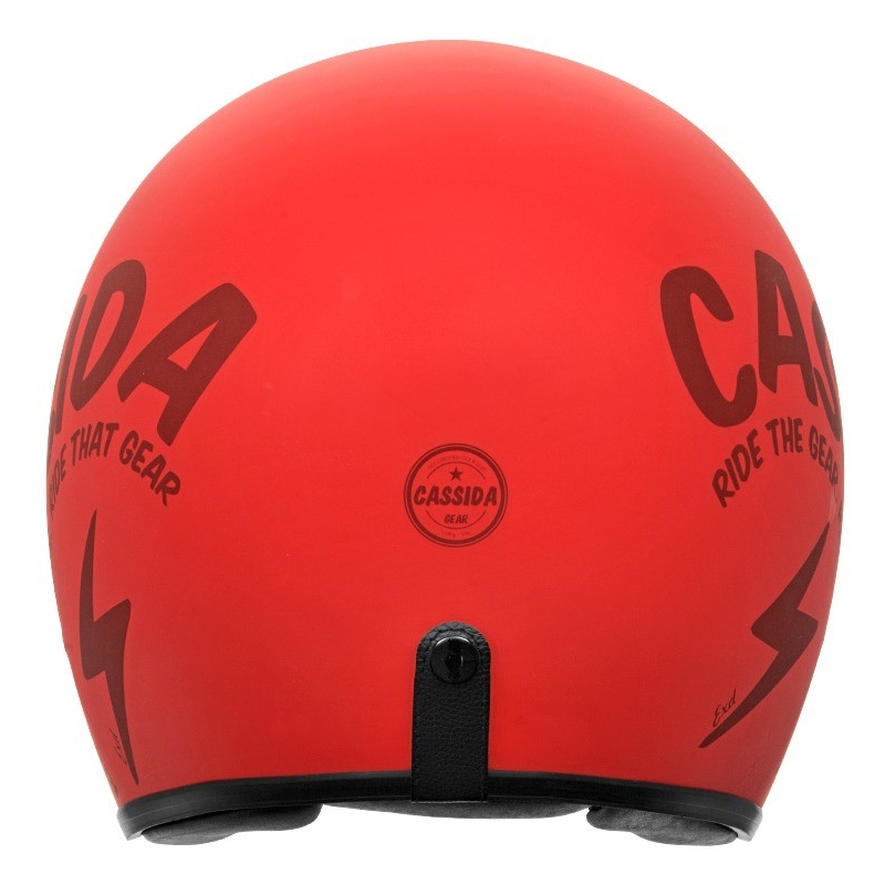 Cassida Oxygen Gear nyitott sisak piros-fekete