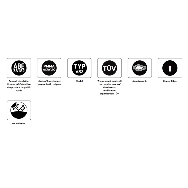 Windscreen PUIG SPORT dark smoke