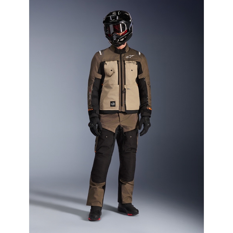 Alpinestars Cusco Drystar motoros kabát barna-fekete